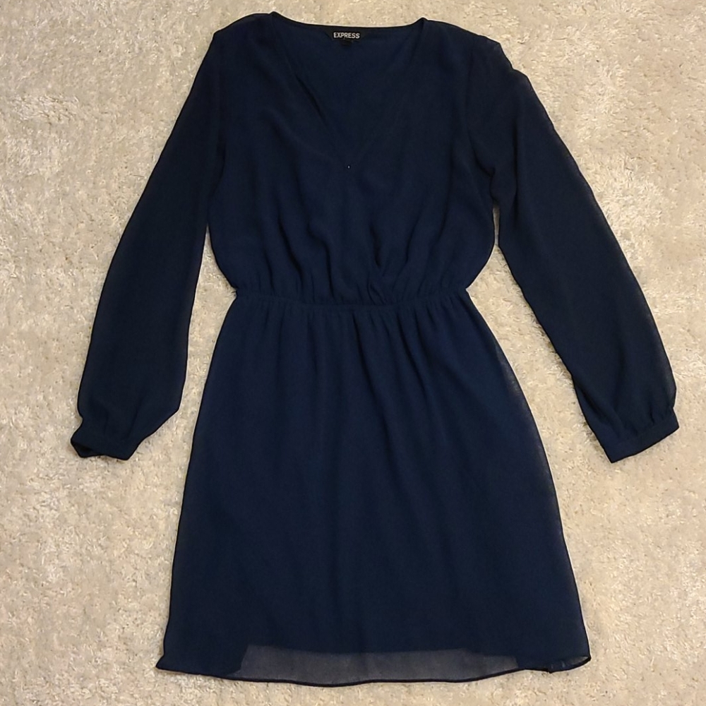 Navy Blue Express Dress